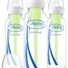 Dr Brown's Bottle Feeding>8 oz Options Narrow Bottle - 3pk