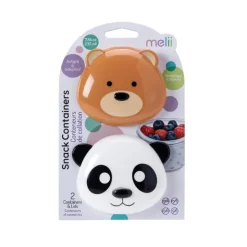 Melii Baby On-The-Go Feeding>Animal Snack Containers - 2 Pack