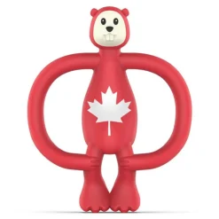 Matchstick Monkey Silicone Teethers>Animal Teether - Benji the Beaver
