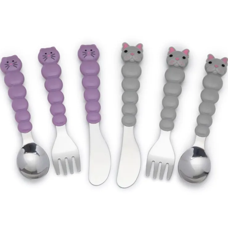 Melii Baby Tableware>Animal Utensil Set
