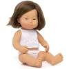 Miniland Dolls>Baby Doll Caucasian Girl with Down Syndrome - 15"