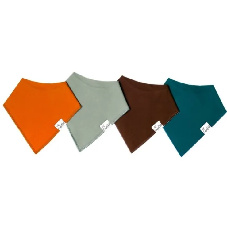 Copper Pearl Bibs & Burp Cloths>Bandana Drool Bibs - 4 Pack