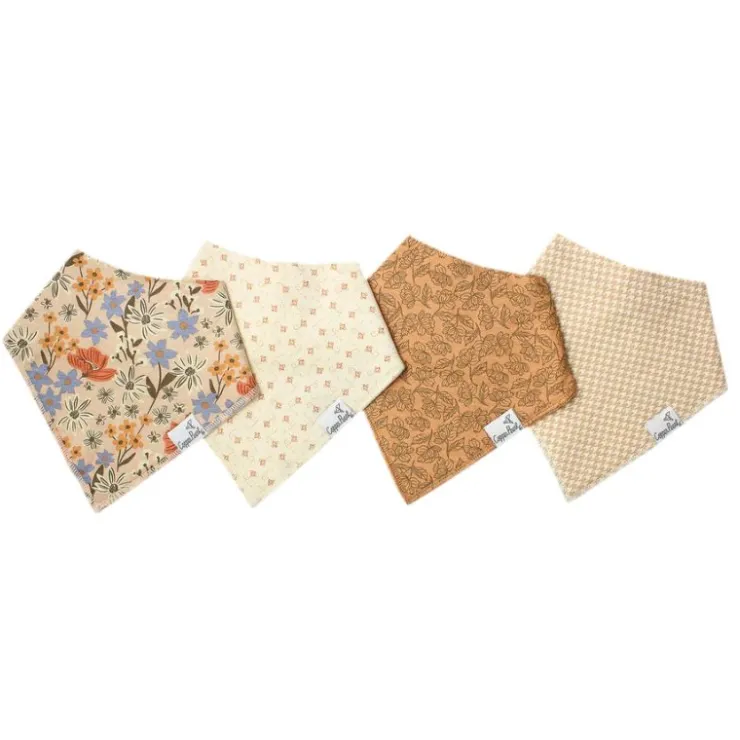 Copper Pearl Bibs & Burp Cloths>Bandana Drool Bibs - 4 Pack