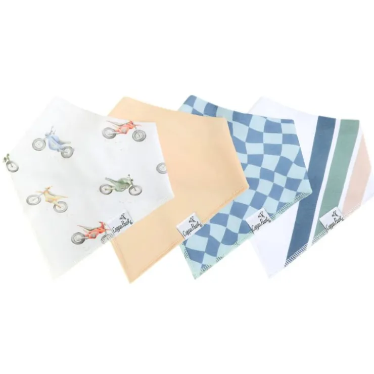 Copper Pearl Bibs & Burp Cloths>Bandana Drool Bibs - 4 Pack
