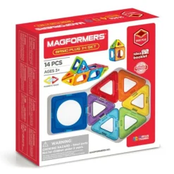 Magformers Building Toys>Basic Plus Magnetic Shape Set