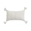 Pokoloko Pillows>Beige Striped Moroccan Pillow