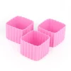 Little Lunch Box Co. On-The-Go Feeding>Bento Cups Square - Pink