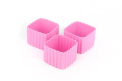 Little Lunch Box Co. On-The-Go Feeding>Bento Cups Square - Pink