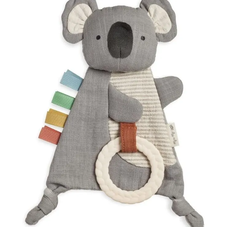 Itzy Ritzy Sensory Toys>Bitzy Crinkle Sensory Crinkle Toy with Teether