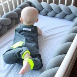 Juju & Jake Bedding>Braided Crib Bumper