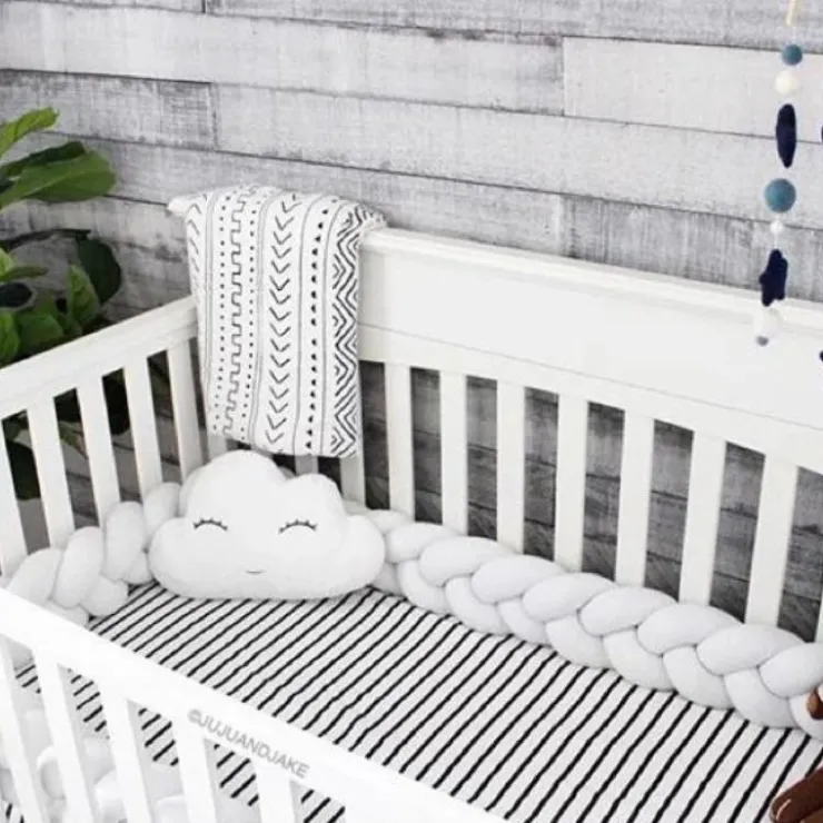 Juju & Jake Bedding>Braided Crib Bumper