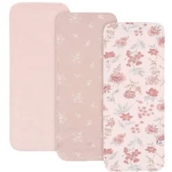 Just Born Bibs & Burp Cloths>Burp Cloths - 3 Pack