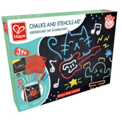 Hape Arts & Crafts>Chalk and Stencil Art