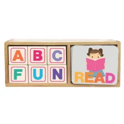 Begin Again Building Toys>Chicka Chicka Boom Boom - ABC Spelling Blocks