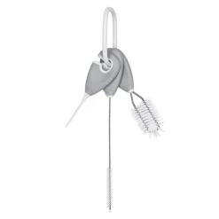 Oxo Tot Bottle Feeding>Cleaning Set For Straw & Sippy Cups - Grey