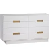 Natart Juvenile Dressers>Como 8-Drawer King Dresser - 65"