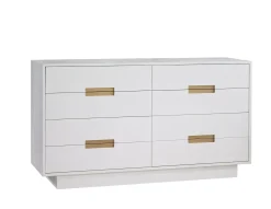 Natart Juvenile Dressers>Como 8-Drawer King Dresser - 65"