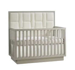 Natart Juvenile Cribs>Como 5-in-1 Convertible Crib with Upholstered Panel