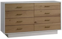 Natart Juvenile Dressers>Como Naturale 8-Drawer Double Dresser