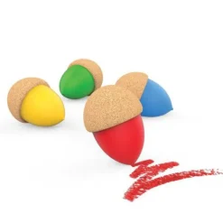 Elou Cork Arts & Crafts>Cork Crayons - 4 Pack