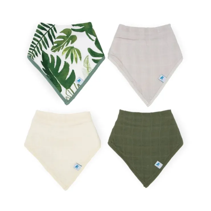 Little Unicorn Bibs & Burp Cloths>Cotton Muslin + Fleece Bandana Bib