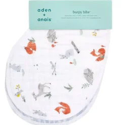 Aden & Anais Bibs & Burp Cloths>Cotton Muslin Burpy Bibs - 2 Pack