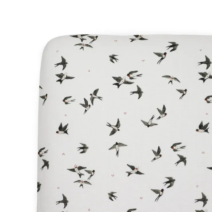 Little Unicorn Crib Sheets|Bedding>Cotton Muslin Crib Sheets