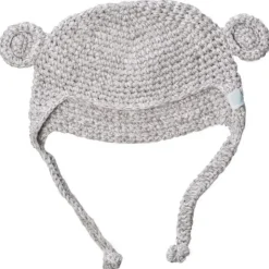 Beba Bean Hats>Crochet Bear Toque