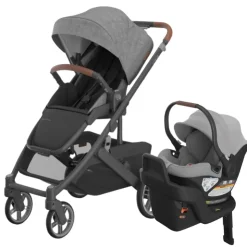 UPPAbaby Full Size Strollers|Travel Systems>Cruz V3 Stroller + Aria Infant Car Seat Travel System