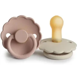 Frigg Pacifiers|Pacifier Sets>Daisy Natural Rubber Pacifier - 2 Pack