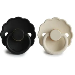 Frigg Pacifiers|Pacifier Sets>Daisy Natural Rubber Pacifier - 2 Pack