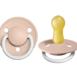 BIBS Pacifiers|Pacifier Sets>De Lux Natural Rubber Latex Pacifier - 2 Pack