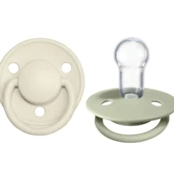 BIBS Pacifiers|Pacifier Sets>De Lux Silicone Natural Pacifier - 2 Pack