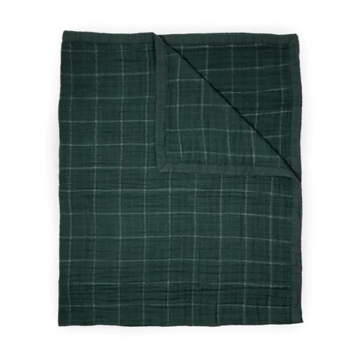 Little Unicorn Bedding>Deluxe Muslin Quilted Throw