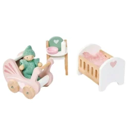 TenderLeaf Dolls>Dovetail Doll House Nursery Set