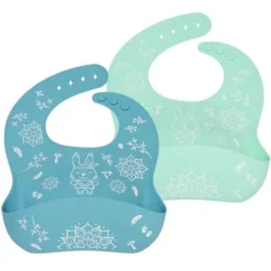 Wean Meister Bibs & Burp Cloths>Easy-Rinse Bibs