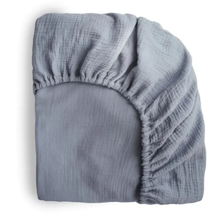 Mushie Bedding>Extra Soft Muslin Crib Sheet