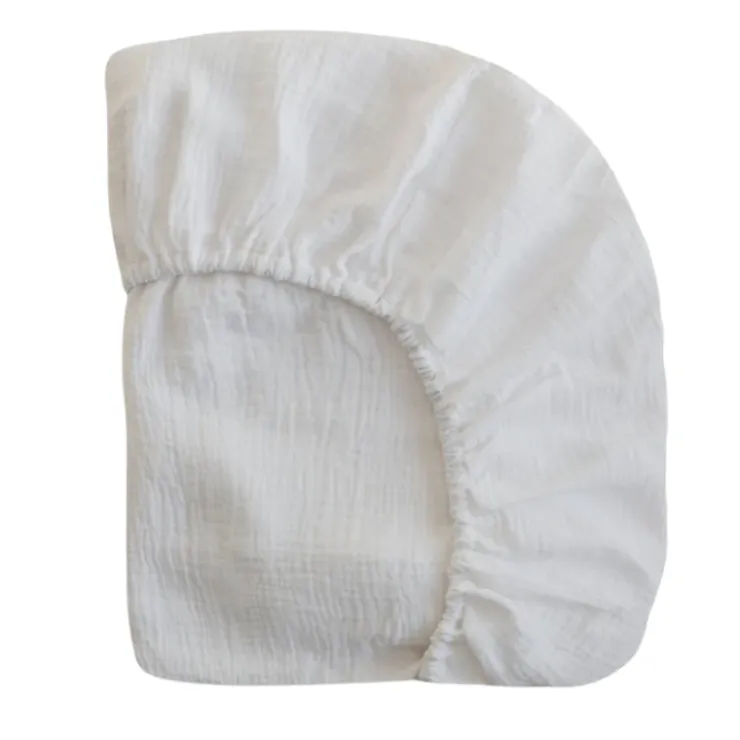 Mushie Bedding>Extra Soft Muslin Crib Sheet