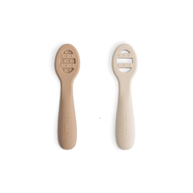 Mushie Tableware>First Feeding Baby Spoons - 2 Pack