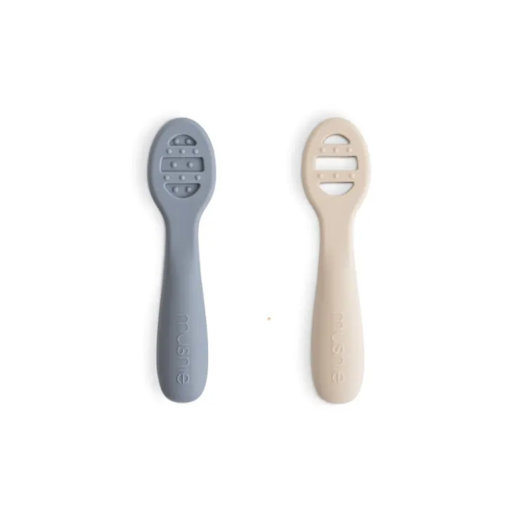 Mushie Tableware>First Feeding Baby Spoons - 2 Pack