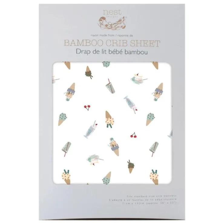 Nest Designs Bedding>Fitted Bamboo Crib Sheet