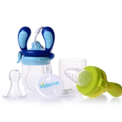 Kidsme Self Feeders>Food Feeder Starter Pack Lime & Aquamarine