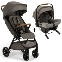 Nuna Travel Systems|Lightweight & Travel Strollers>Granite TRVL LX Compact Stroller + PIPA Urbn Car Seat Travel System