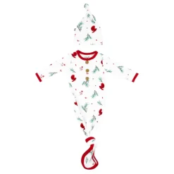Kyte Baby Sleepers>Holiday Knotted Gown & Hat