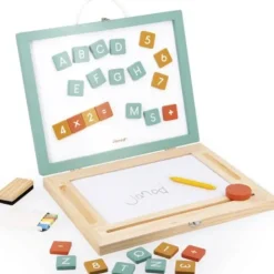 Janod Arts & Crafts>4-in-1 Portable Magnetic & Chalk Board