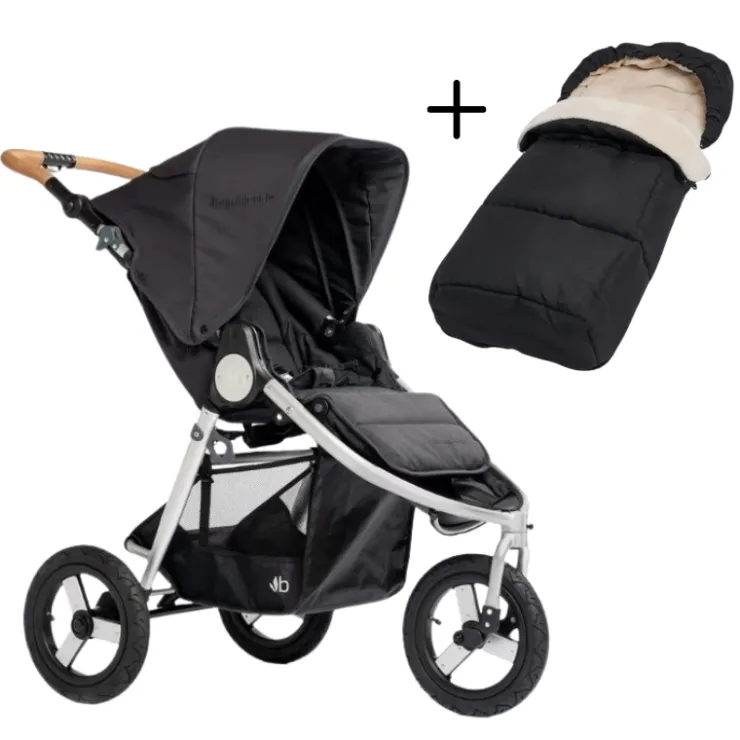 Bumbleride Full Size Strollers|All-Terrain Strollers>Indie All-Terrain Stroller + Cold Weather Footmuff Bundle