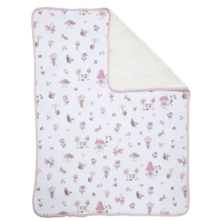 Living Textiles Bedding>Jersey Sherpa Blankets