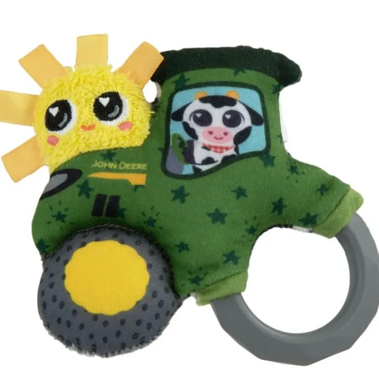 Lamaze Rattles Teethers|Sensory Toys>John Deere My First Tractor Rattle