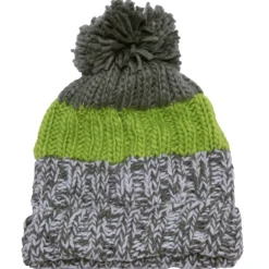 CaliKids Hats>Knit Pom Hat - Green