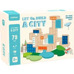 Mideer Building Toys>Let Us Build a City Blocks Set - 79 Pieces